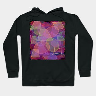 Moving Thru Space Digital Abstract Hoodie